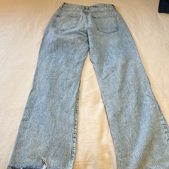 Garage 90s Denim Distressed wide leg jeans - Picture 2 of 3